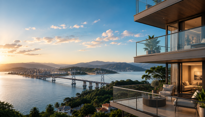 vista de apartamentos para investir em florianopolis