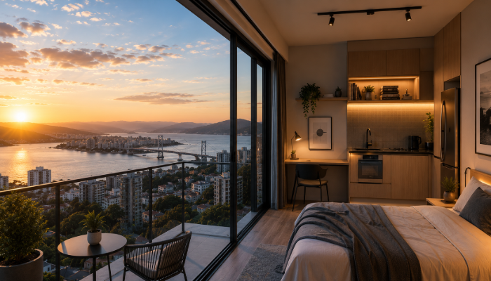 vista de Studios para investir em Florianópolis