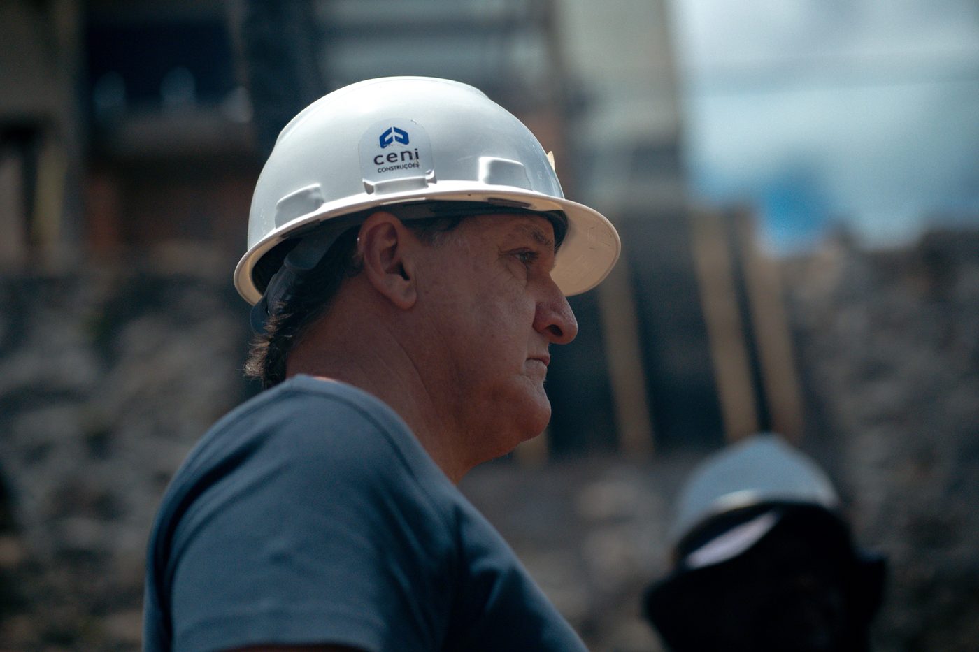 Márcio Ceni en obra